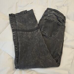 NYDJ Lift Tuck Gray Wash Bootcut Jeans Women’s 10 Knee Seam Detail Stretch Denim